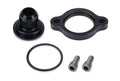 March Performance BTH-205-08 Water Neck, Straight, 16 AN Male, Aluminum, Black Anodized for Chevy V8 Engines