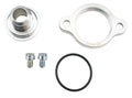 March Performance MPPBTH-205 Thermostat Housing SBC with 16AN Straight Water Neck and O-Ring, Aluminum Clear Anodized