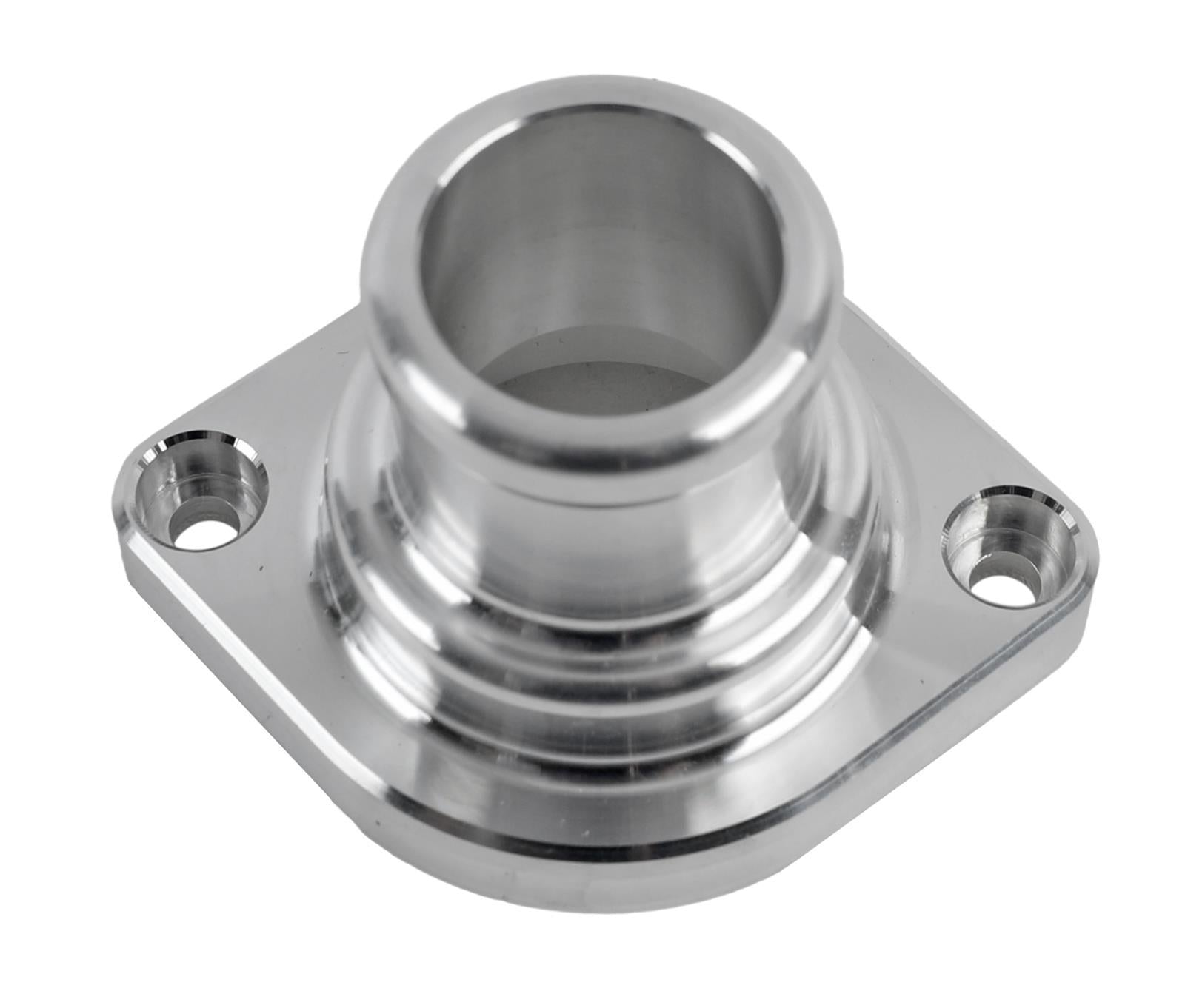 March Performance BTH-211-05 Thermostat Housing for GM LS-Series, Straight Water Neck, Polished Aluminum, 1-1/2 Inch Hose Barb