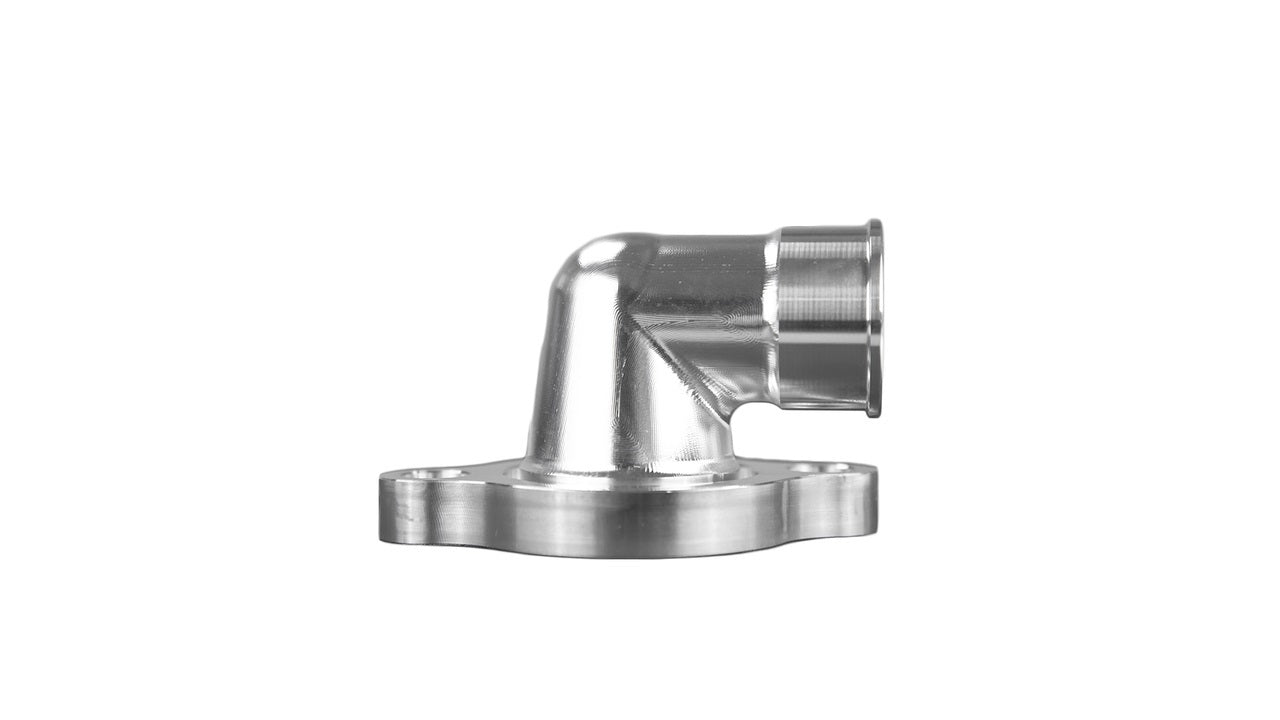 March Performance BTH-212 Water Neck 90 Degree for GM LS-Series, 1-1/2 Inch Hose Barb, Aluminum with O-Ring