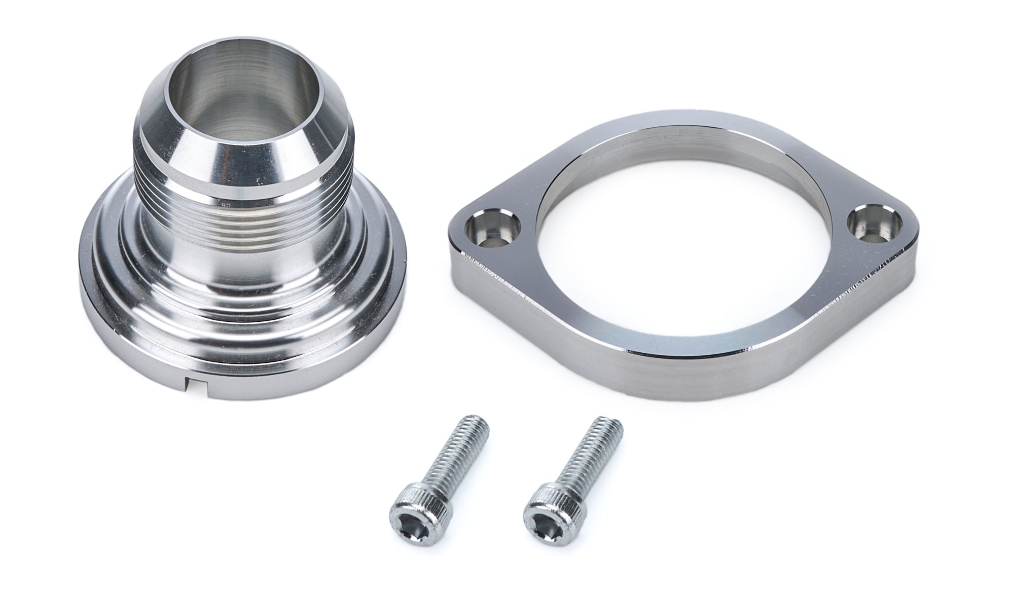 March Performance MPPBTH-216 Thermostat Housing LS with 20AN Straight Water Neck, Aluminum, Clear Anodized