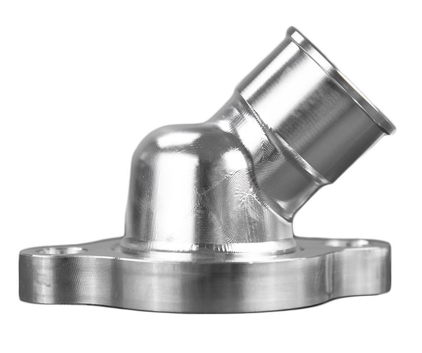 March Performance BTH-333-05 Thermostat Housing 45 Degree Polished Aluminum for Big Block Ford