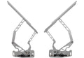 March Performance HH72CE-S-05 Polished Aluminum Hood Hinges for Chevrolet Chevelle 1968-1972 Pair