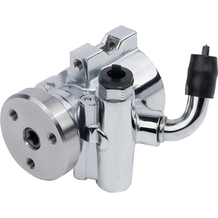 March Performance P2313-06 GM Type 2 Power Steering Pump with Chrome Finish