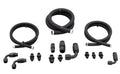 March Performance PS-LK-REM-08 Braided Power Steering Line Kit with Remote Reservoir, Black