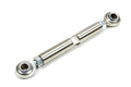 March Performance RA-4.375 Adjustment Rod, 6.375 to 7.875 Inches Length, Chromoly Rod Ends, Stainless Steel, Polished Finish