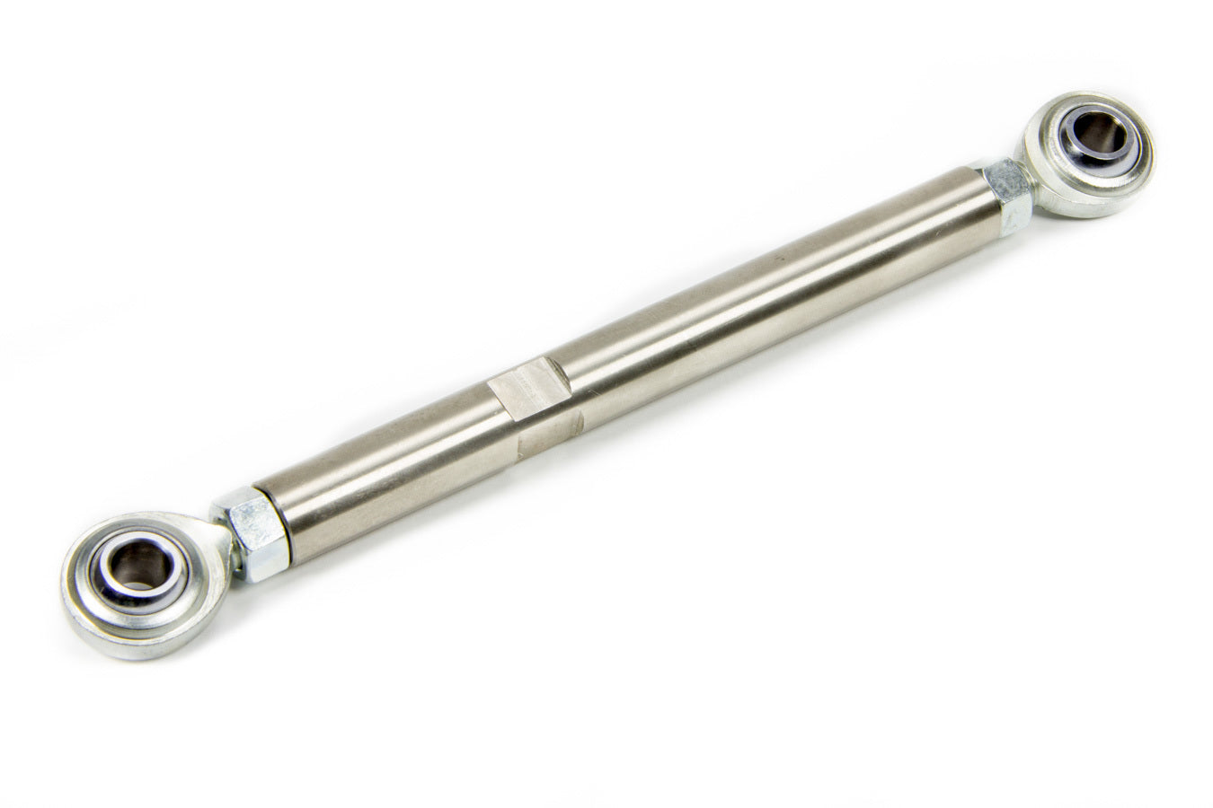 March Performance RA-6.000 Adjustment Rod with Chromoly Ends, 8 to 9.5 Inch Length, Polished Stainless Steel