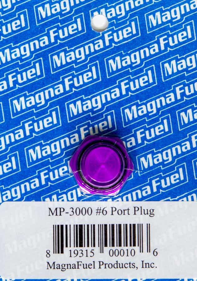 MagnaFlow Fuel Systems MP-3000 #6 O-Ring Port Plug with Hex Head and Aluminum Construction