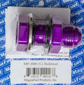 MagnusFuel MP-3006 #12 Straight Bulkhead Fitting Aluminum Black Anodized