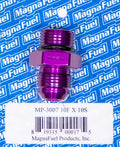 MagnaFuel MP-3007 #10AN to #10AN Straight Fitting with Aluminum Body and Purple Anodized Finish