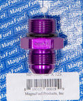 MagnaFuel MP-3009 #12AN to #12AN Fitting with O-Ring, Aluminum, Purple Anodized