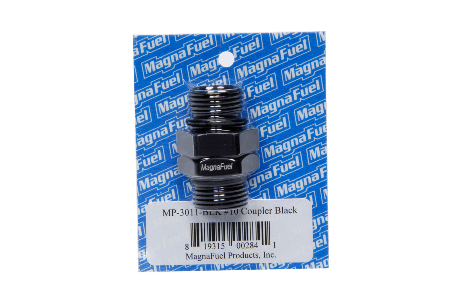 Magnafuel/Magnaflow Fuel Systems MP-3011-BLK #10 Coupler Fitting and Adapter in Aluminum, Black Anodized