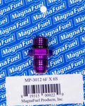 MagnaFuel MP-3012 #6AN to #6AN Male Port Fitting Aluminum Purple Anodized