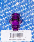 MagnaFuel MP-3013 #8AN to #8AN Straight Fitting with Aluminum Construction and Purple Anodized Finish