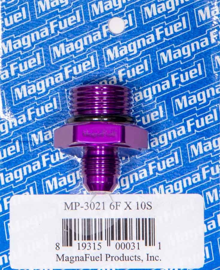 Magnafuel/Magnaflow Fuel Systems MP-3021 #6 to #10 O-Ring Male Adapter Fitting