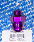 MagnaFuel MP-3023 #12 to #8 O-Ring Male Adapter Fitting with Aluminum Construction and Purple Anodized Finish