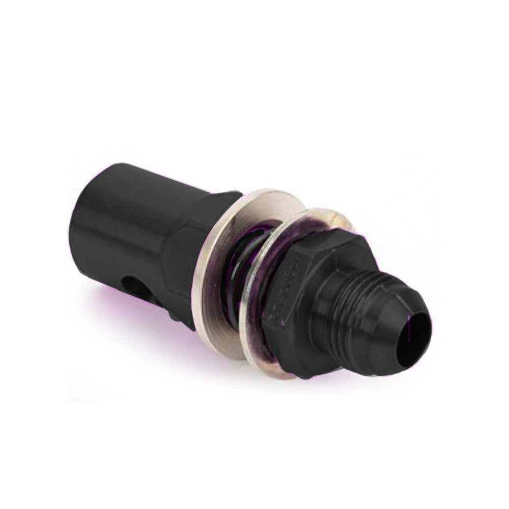 MagnusFuel MP-3125-BLK Black Aluminum Rollover Valve with Check Valve and 8 AN Fittings
