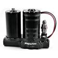 Magnafuel/Magnaflow Fuel Systems MP-4450-BLK ProStar 500 Electric Fuel Pump with Filter, In-Line, 25-36 psi, 12 AN Female O-Ring Connections, Black Finish, Compatible with E85 and Gasoline