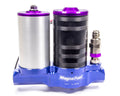 Magnafuel/Magnaflow Fuel System MP-4650 QuickStar 300 Electric In-Line Fuel Pump with Filter, 25-36 psi, 10 AN Female O-Ring Inlet and Outlet, 8 AN Bypass, E85 and Gas Compatible