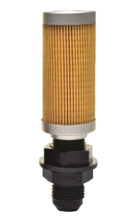 MagnaFuel MP-7025-Black Fuel Cell Bulkhead Filter Kit, 10 Micron, 12 AN Fitting