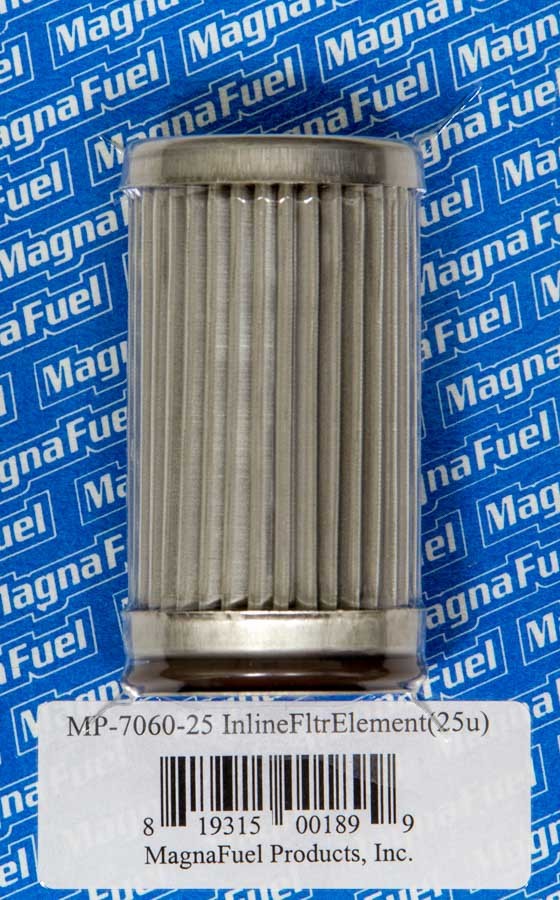MagnaFuel MP-7060-25 In-Line Fuel Filter Element, 25 Micron Stainless Steel Filter
