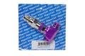 MagnaFuel MP-8026 Adjustable Fuel Bypass Valve with Fittings and Coupler, 18 to 35 PSI, Aluminum, Purple and Zinc Anodized