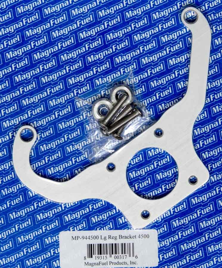 Magnafuel MP-944500 Side Carburetor Bracket for MP9433, MP9833 with Dominator Regulator, Aluminum, Natural Finish