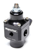 MagnaFuel MP-9633-BLK 2-Port Fuel Regulator with 1/8 Inch NPT Port, Black Anodized Aluminum, E85 Compatible