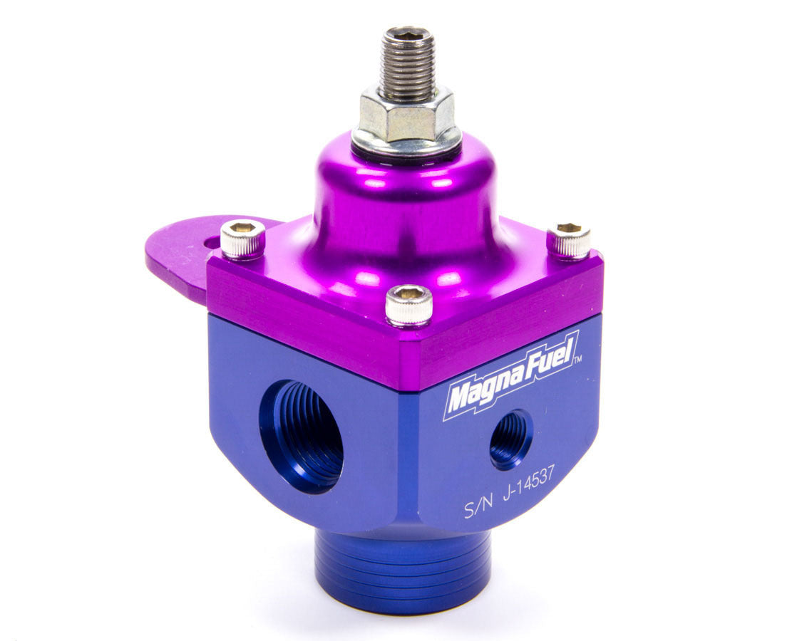 MagnaFuel MP-9833 2-Port Fuel Pressure Regulator with 4 to 12 PSI Range and 10 AN Inlet