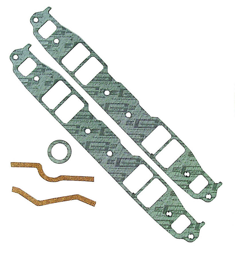 MR. GASKET 106 Intake Manifold Gasket for Small Block Chevy, 0.12 Inch Thickness, Rectangular Port, Composite Material