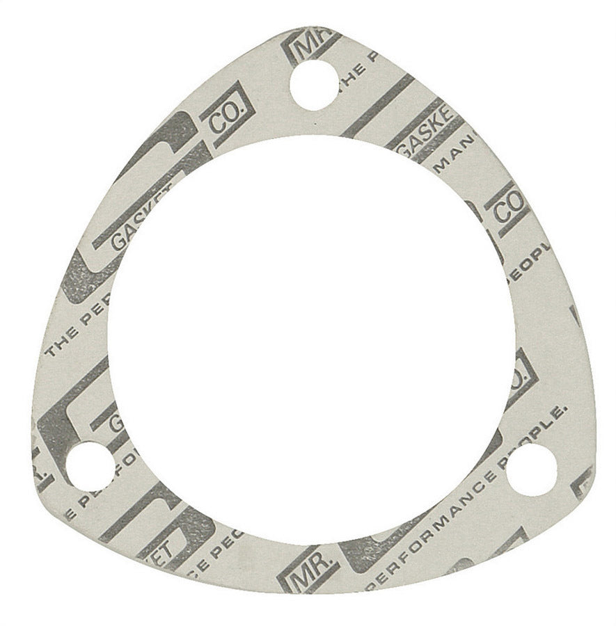 MR. GASKET 1203 Collector Gasket, 3.5 Inch Diameter, 0.062 Inch Thickness, 3-Bolt, Compressed Fiber Material