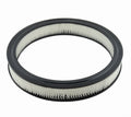 MR. GASKET 1480A Replacement Round Air Filter Element for 14-Inch Diameter, 2-Inch Tall, Wire Mesh and Paper Construction