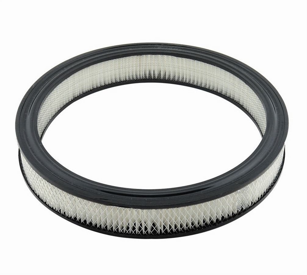 MR. GASKET 1480A Replacement Round Air Filter Element for 14-Inch Diameter, 2-Inch Tall, Wire Mesh and Paper Construction