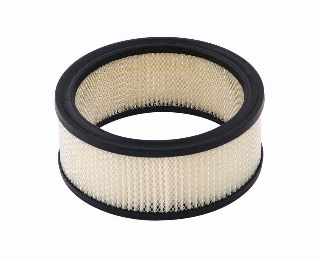 MR. GASKET 1485A Air Filter Element Round 6.5 Inch Diameter White Paper Mesh Universal
