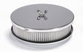 MR. GASKET 1486 6.5 Inch Chrome Air Cleaner Assembly with 2 Inch Element and Dropped Base