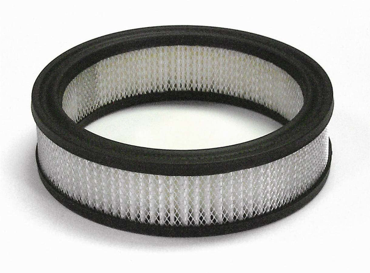 Mr. Gasket 1486A Replacement Air Filter Element, 6.5 Inch Diameter, 2 Inch Tall, Wire Mesh, Paper Medium