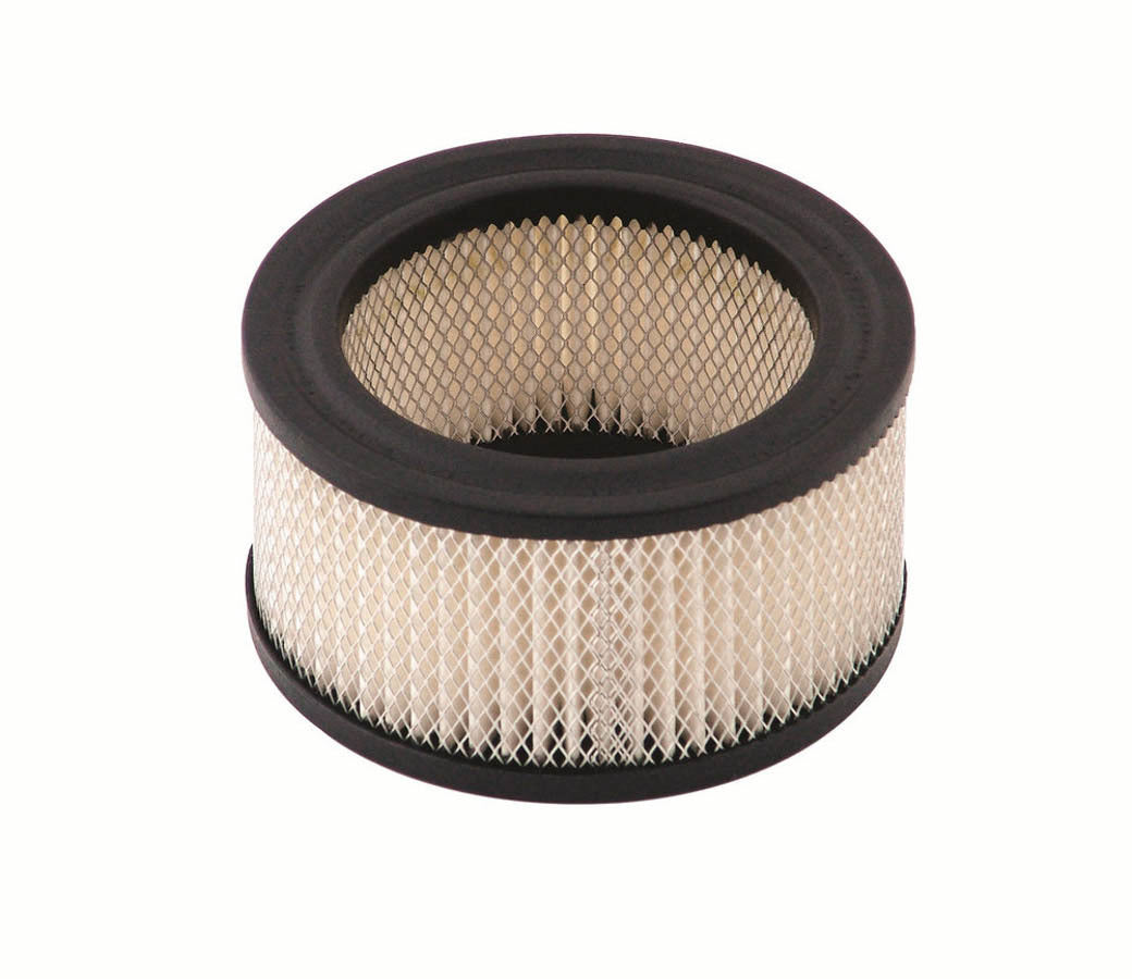 MR. GASKET 1489A Air Filter Element, Round, 4 Inch Diameter, 2 Inch Tall, Wire Mesh and Paper Material