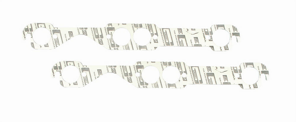 MR. GASKET 150B Exhaust Header Gasket for Small Block Chevy, 1.500 Inch Round Port, Composite Material, Pair
