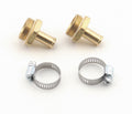 MR. GASKET 1543 Fuel Fitting Kit, 7/8 Inch Male to 3/8 Inch Hose Barb, Brass, for Holley Carburetors