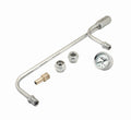 MR. GASKET 1559 9-5/16 Inch Fuel Line with Fuel Pressure Gauge for Holley 4150 Carburetor