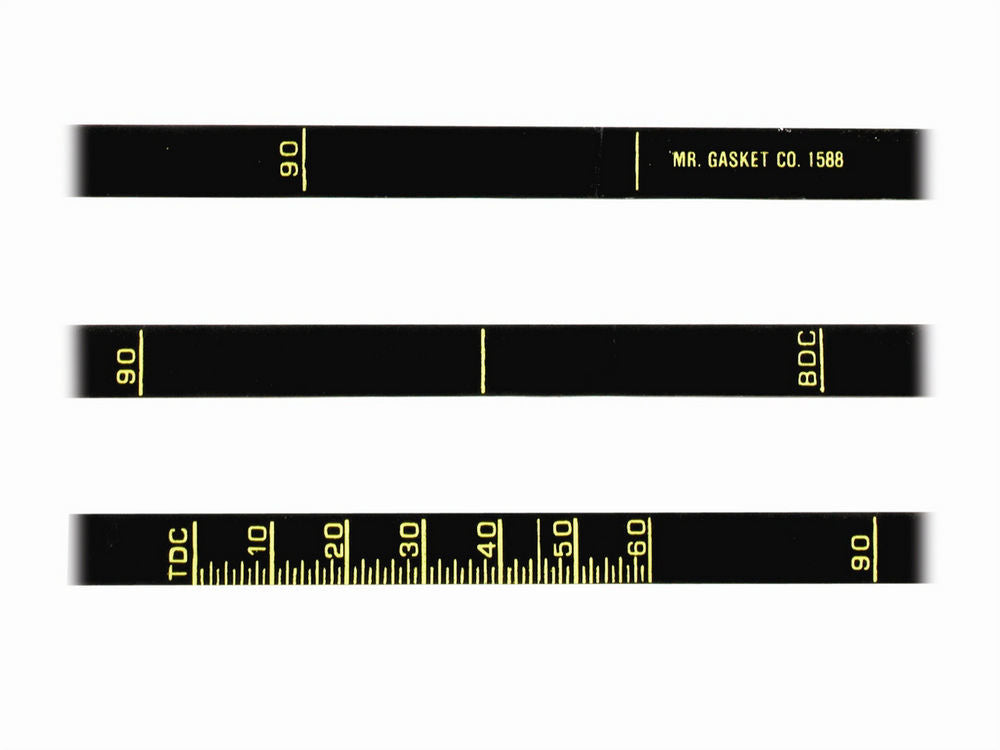 MR. GASKET MRG1588 Sbc 6-3/4 Inch Timing Tape for Small Block Chevrolet Balancers