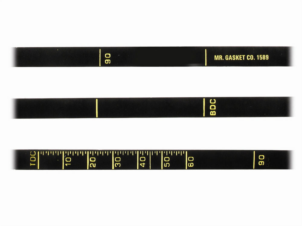MR. GASKET 1589 Balancer Timing Tape for Chevy V8 Engines, 7 Inch Diameter