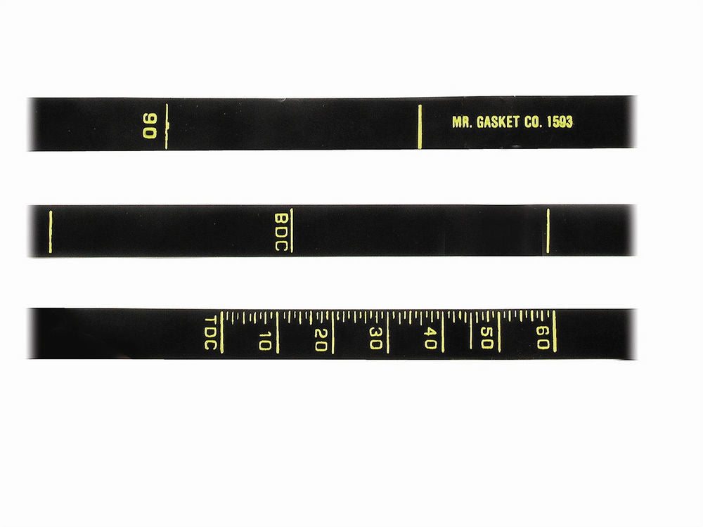 Mr. Gasket 1593 Balancer Timing Tape for Mopar B and RB-Series Engines, 7.25 Inch Diameter