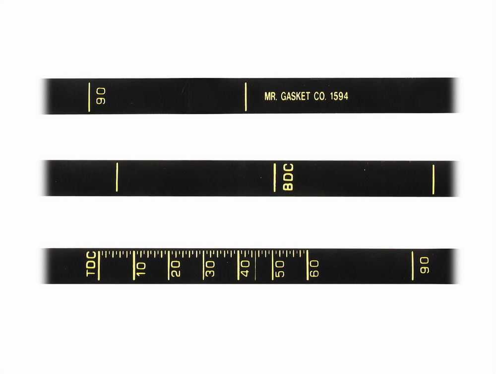 Mr. Gasket SB Ford 6-3/8 Inch Timing Tape for Balancer Timing, Small Block Ford