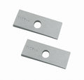 Mr. Gasket Leaf Spring Shim 1607, 4 Degree, 2 Inch Width, Aluminum, Natural Finish, Pair