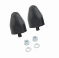 Mr. Gasket 1608 Rubber Traction Bar Snubber 3 Inch Height Black Pair