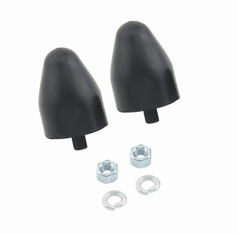 Mr. Gasket 1608 Rubber Traction Bar Snubber 3 Inch Height Black Pair