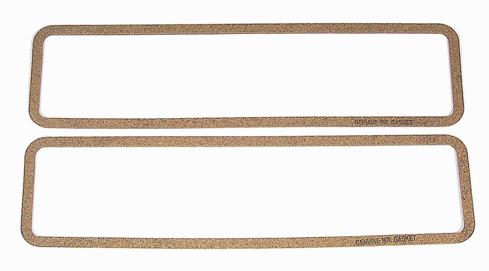 MR. GASKET Valve Cover Gasket for Small Block Chevy 0.187 Inch Thick Cork and Rubber Pair