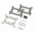 MR. GASKET 1937MRG Carburetor Adapter for Holley 2-Barrel to Rochester 2-Barrel, 0.5 Inch Thick, Aluminum, Natural Finish