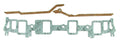 MR. GASKET 202A Intake Manifold Gasket for Ford FE-Series, Performance, 0.06 Inch Thick, Rectangular Port, Composite Material